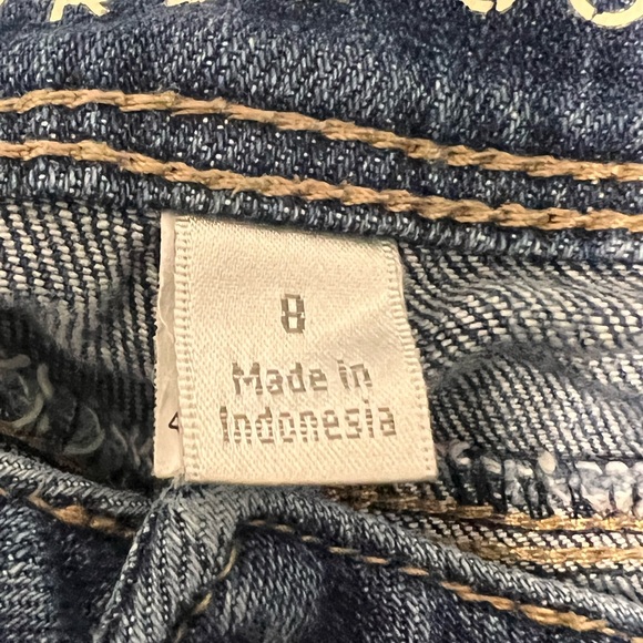 Lauren Conrad Women’s Size 8 Ankle Jeans Medium Blue Denim Light Distress - Picture 11 of 12